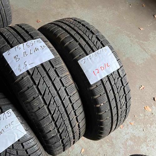 2 x Bridgestone Blizzak LM-30 215-65-16 Winterbanden 6,5mm, Auto-onderdelen, Banden en Velgen, 16 inch, Winterbanden, 215 mm, Personenwagen