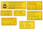 PCG90100650 Porsche Lijmlabels ingesteld met rode rand, Auto-onderdelen, Verzenden, Nieuw