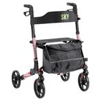 Sky lichtgewicht rollator - Roze, Diversen, Rollators, Ophalen of Verzenden, Nieuw