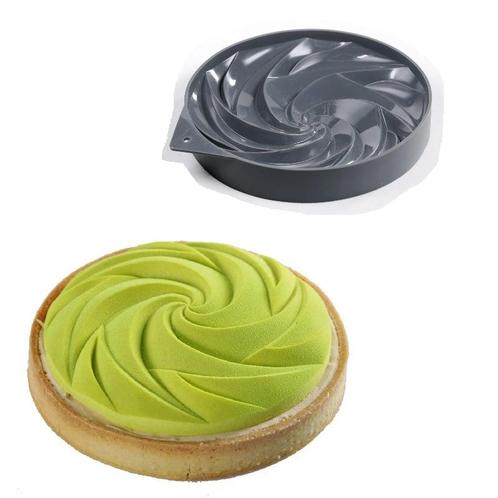 Siliconen Vorm Tart Arabesque Ø14x2,5cm (Dinara Kasko), Hobby en Vrije tijd, Taarten en Cupcakes maken, Nieuw, Verzenden