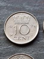 Nederland. 10, 25 Cents 4 misslagen van juliana 3x 10 cent, Postzegels en Munten, Munten | Nederland