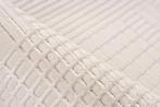 Laagpolig Vloerkleed | Napoli | Raster | Crème | 160x230 cm, Huis en Inrichting, Verzenden, Nieuw