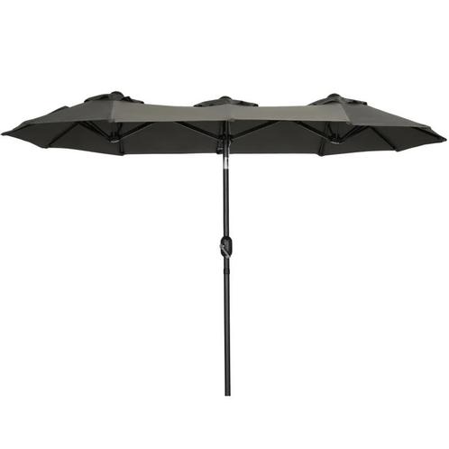 TRUUSK Parasol, Tuinparasol, Kantelbaar, Met Handslinger, Wi, Tuin en Terras, Parasols, Nieuw, Verzenden