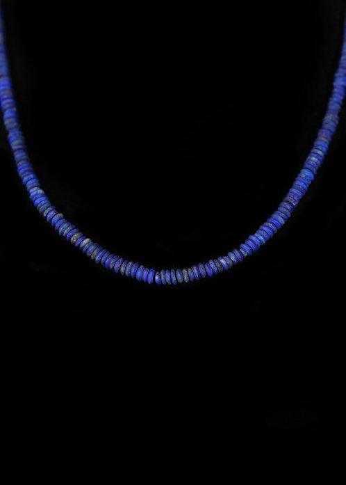 West-Aziatisch Lapis Lazuli Kralenketting (Zonder, Antiek en Kunst, Antiek | Overige Antiek