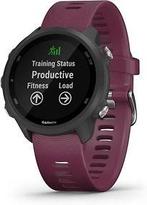 Garmin Forerunner 245 grijs met een merlot siliconen, Verzenden, Gebruikt