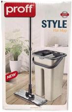 Proff Style Dweilsysteem - Vlakmop Systeem - Schoonmaak Set, Ophalen of Verzenden, Zo goed als nieuw