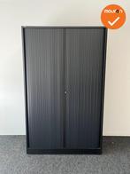 Roldeurkast Ahrend | Refurbished | 195H 120B 45D | Zwart, Werkplek, Ophalen of Verzenden, Gebruikt, Kast