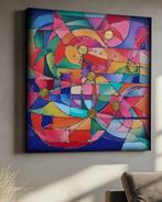 Ksavera - Cubism A1361 - abstract painting on XXL canvas