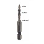 Hofftech Boor- en tapset - 6-delig - M3 t/m M10 - Precisi..., Doe-het-zelf en Verbouw, Gereedschap | Boormachines, Ophalen of Verzenden