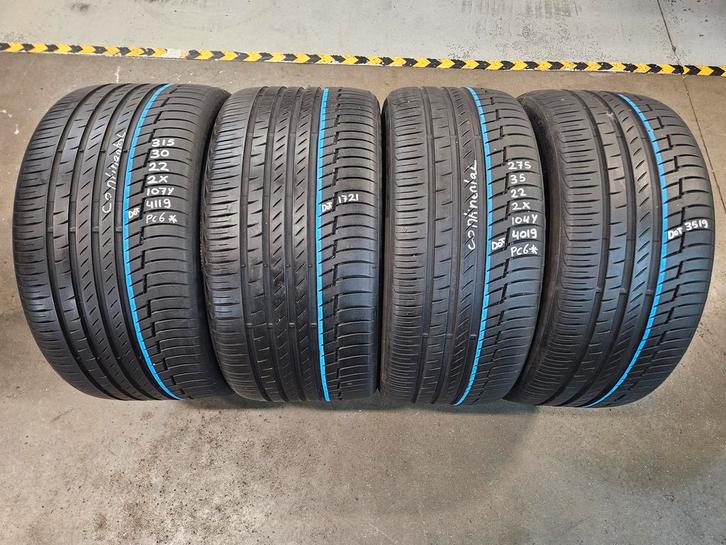 315/30/22--275/35/22 CONTINENTAL PREMIUMCONTACT6* 6,5MM, Auto-onderdelen, Banden en Velgen, Overige maten, Erkend duurzaam, Zomerbanden