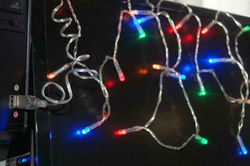 LED USB Verlichting  kleur MULTI COLOUR, Diversen, Kerst, Nieuw, Ophalen of Verzenden