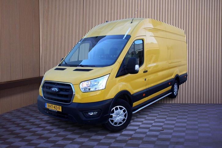 Ford Transit 350 2.0 TDCI avm L4H3 RWD CARPLAY CAMERA DAB CR, Auto's, Bestelauto's, Onderhoudsboekje, Lease, Overige kleuren, Handgeschakeld