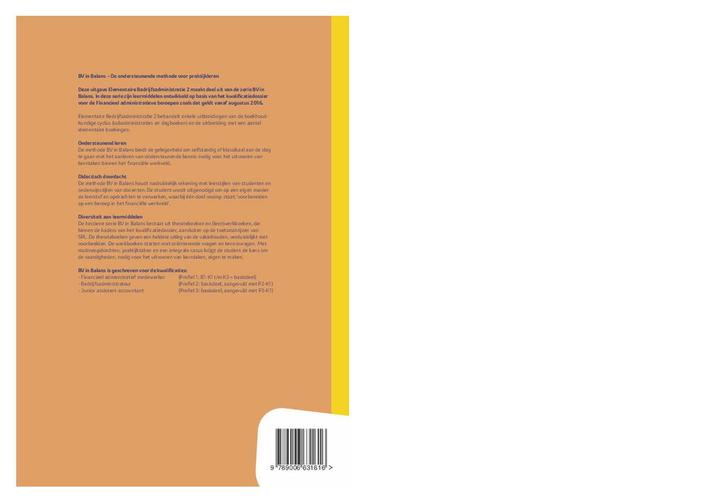 Werkboek elementaire bedrijfsadministratie dee 9789006631616, Boeken, Studieboeken en Cursussen, Zo goed als nieuw, Verzenden