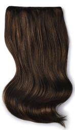 Remy Human Hair extensions Double Weft  24 - bruin 4#, Nieuw