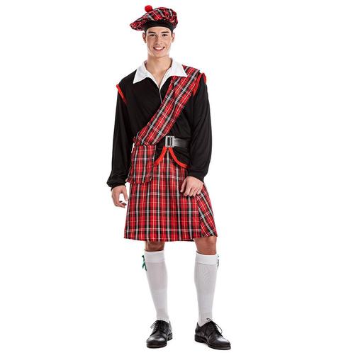 Schotse Doedelzak Speler Kostuum Man, Kleding | Heren, Carnavalskleding en Feestkleding, Nieuw, Ophalen of Verzenden