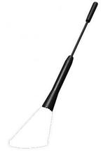 Universele aluminium antenne - Shortstick 16v - Zwart, Verzenden