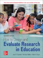 ISE How to Design and Evaluate Research in Edu 9781265184810, Boeken, Wetenschap, Zo goed als nieuw