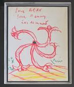 Pierre Alechinsky (1927) - Eviremment - abstracte compositie