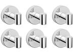 Veiling - 6x Beaux handdoekhaak magnetisch Ulis chroom, Huis en Inrichting, Badkamer | Badtextiel en Accessoires, Nieuw