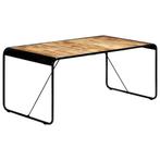 vidaXL Eettafel 180x90x76 cm massief ruw mangohout, Huis en Inrichting, Tafels | Eettafels, Verzenden, Nieuw