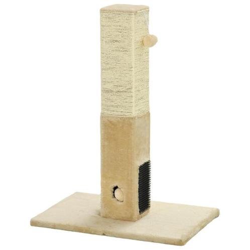 TRUUSK Krabpaal, 79cm Krabkolom Met Vachtborstels, Jute-Katt, Dieren en Toebehoren, Katten-accessoires, Nieuw, Verzenden