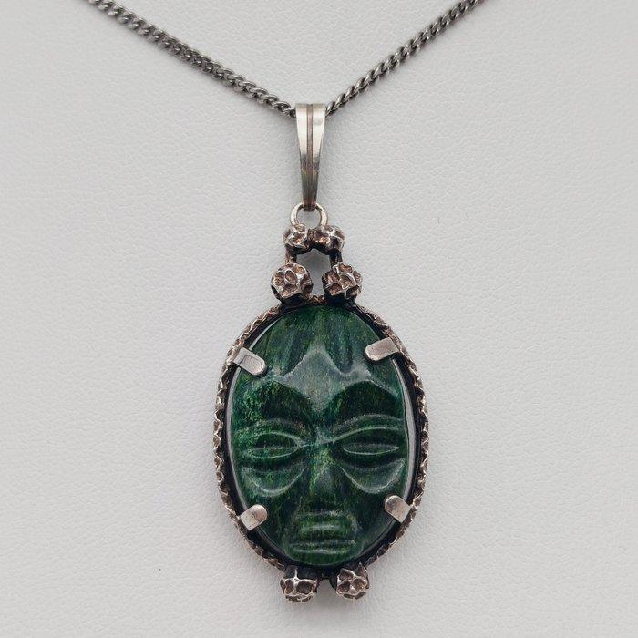 Zonder minimumprijs - Ketting met hanger Zilver - Kollmar &, Sieraden, Tassen en Uiterlijk, Antieke sieraden