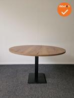 Vergadertafel - rond - 120 cm - Bladkleur naar keuze, Vergader- of Presentatieruimte, Ophalen of Verzenden, Gebruikt, Tafel