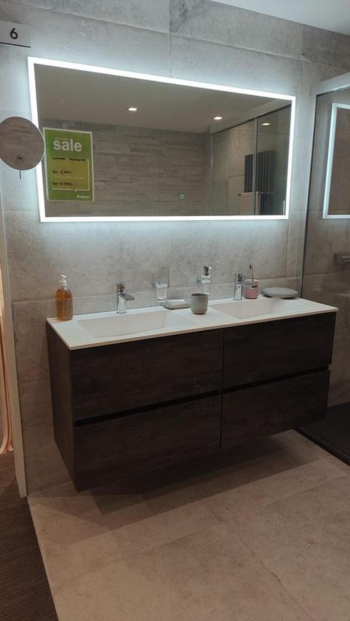 Showmodel Detremmerie badmeubel 140cm mat wit - 0028, Huis en Inrichting, Badkamer | Badkamermeubels, Nieuw, Ophalen
