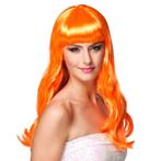 Pruik Lang Haar Oranje, Hobby en Vrije tijd, Feestartikelen, Verzenden, Nieuw