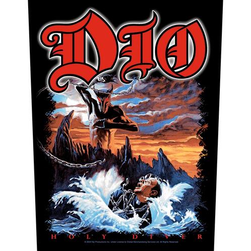 Dio - Holy Diver - Backpatch officiële merchandise, Verzamelen, Muziek, Artiesten en Beroemdheden, Kleding, Nieuw, Ophalen of Verzenden
