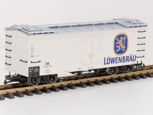 LILIPUT L95981 BIERWAGEN LÖWENBRÄU G, Metallrader, Hobby en Vrije tijd, Modeltreinen | Overige schalen, Overige typen, Nieuw, Analoog