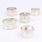 Verzameling - Servetring (5) - .925 zilver