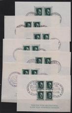 Duitse Rijk 1937 - 7 Hitler blokken met verschillende, Postzegels en Munten, Postzegels | Europa | Duitsland, Gestempeld