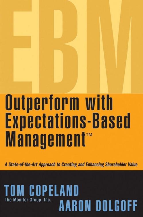 Outperform with Expectations-Based Management 9780471738756, Boeken, Overige Boeken, Gelezen, Verzenden
