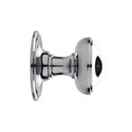 Deurknop 80mm - Rond nikkel, Ophalen of Verzenden, Nieuw, Koper of Messing, Overige typen