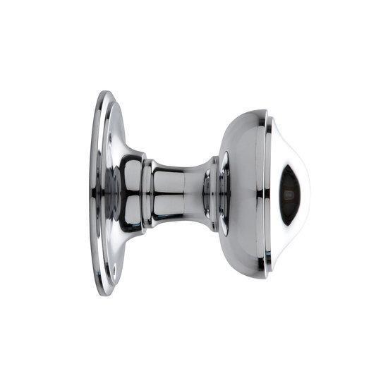 Deurknop 80mm - Rond nikkel, Doe-het-zelf en Verbouw, Hang- en Sluitwerk, Overige typen, Nieuw, Koper of Messing, Ophalen of Verzenden