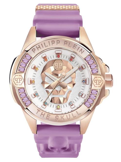 Philipp Plein PWNAA0222 The $kull Genderless horloge 41 mm, Sieraden, Tassen en Uiterlijk, Horloges | Heren, Kunststof, Nieuw