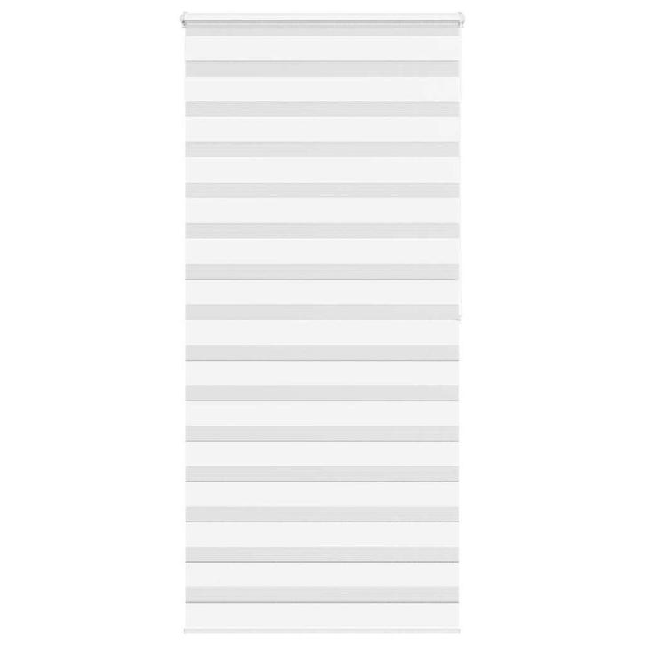 vidaXL Zebra rolgordijn 105x200 cm stofbreedte 100,9cm, Huis en Inrichting, Stoffering | Gordijnen en Lamellen, Wit, Nieuw, Verzenden