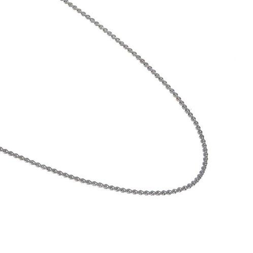 Zonder Minimumprijs - Halsketting - 18 karaat Witgoud, Sieraden, Tassen en Uiterlijk, Kettingen