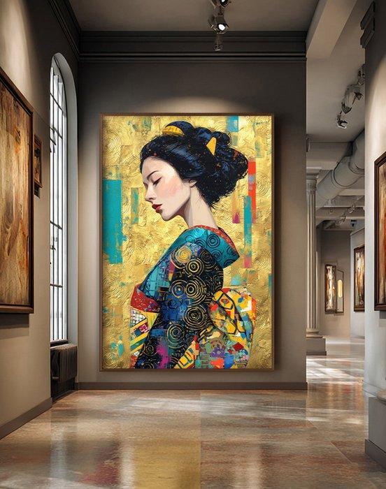 BJarco (1988) - Embroidered Quiet Resolve · XXL, Antiek en Kunst, Kunst | Designobjecten