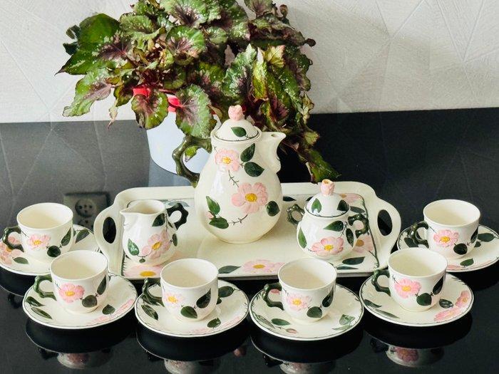 Villeroy & Boch - Koffieservies voor 6 (15) - wild-Rose -, Antiek en Kunst, Antiek | Meubels | Tafels