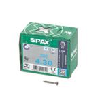 Spax Spaanplaatschroef lenskop RVS T-Star T20 4.0x30mm (per, Doe-het-zelf en Verbouw, IJzerwaren en Bevestigingsmiddelen, Ophalen of Verzenden