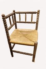 Bijzetstoel - Hout - Antieke “Bobbin” Spinders