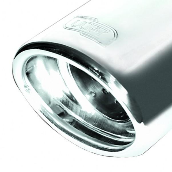 Einddemper VW Lupo 1998-2005 RVS eindstuk 95x65mm rond ulter, Auto-onderdelen, Overige Auto-onderdelen, Ophalen of Verzenden