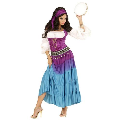 Zigeunerin Vrouw Kostuum Zamira, Kleding | Dames, Carnavalskleding en Feestkleding, Nieuw, Ophalen of Verzenden
