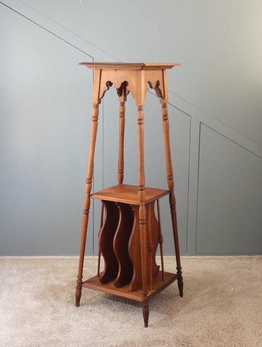 Plantentafel - Piëdestal, Bijzettafel - Hout, Antiek en Kunst, Kunst | Designobjecten