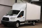 Ford Transit 350 2.0 TDCI BAKWAGEN MEUBELBAK AIRCO EURO 6, Stof, Gebruikt, Euro 6, Wit