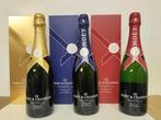 Moët & Chandon, collection Pharell - Champagne - 3 Flessen, Verzamelen, Wijnen, Nieuw