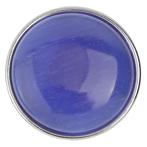 Fako Bijoux® - Click Button - Glas - Kattenoog Blauw, Sieraden, Tassen en Uiterlijk, Armbanden, Nieuw, Verzenden
