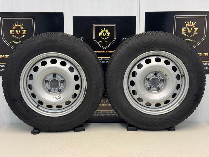 Fiat Scudo 2 banden met velgen 215/65R16 bj.2023, Auto-onderdelen, Banden en Velgen, 16 inch, All Season, 215 mm, Gebruikt, Banden en Velgen